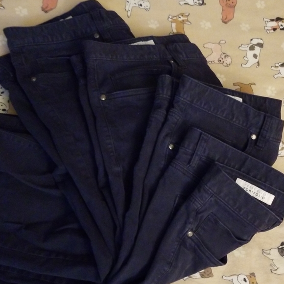 4 pairs of Perry Ellis Portfolio pants - Picture 2 of 5